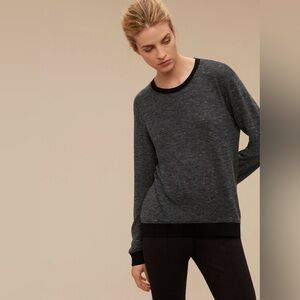 🖤✨ WILFRED by Aritzia Berri Black Crewneck Lightweight Sweater – XS EUC